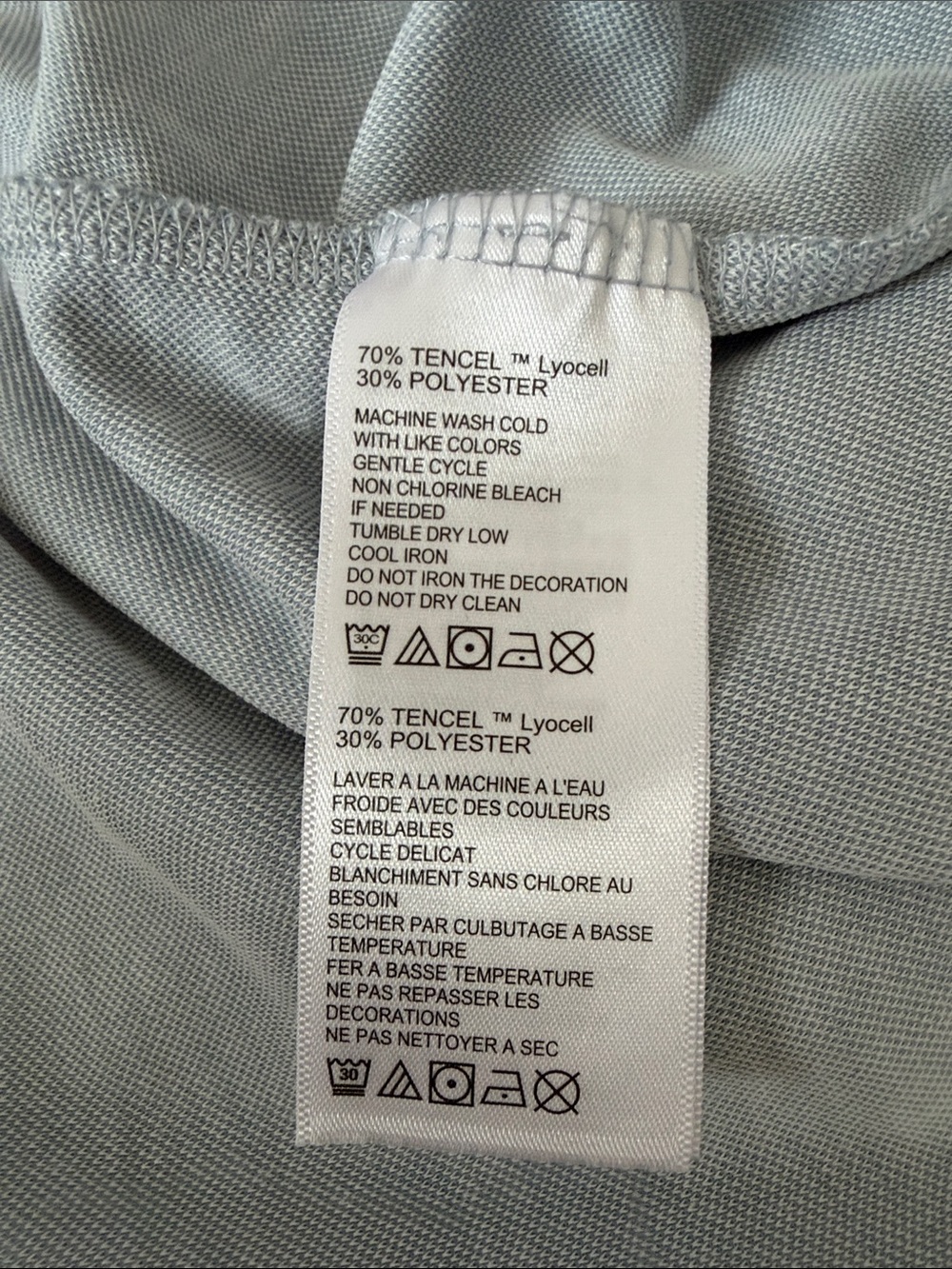 Tommy Bahama Men’s Light Blue Crew Neck Short Sleeve Shirt XXL - Picture 6 of 6